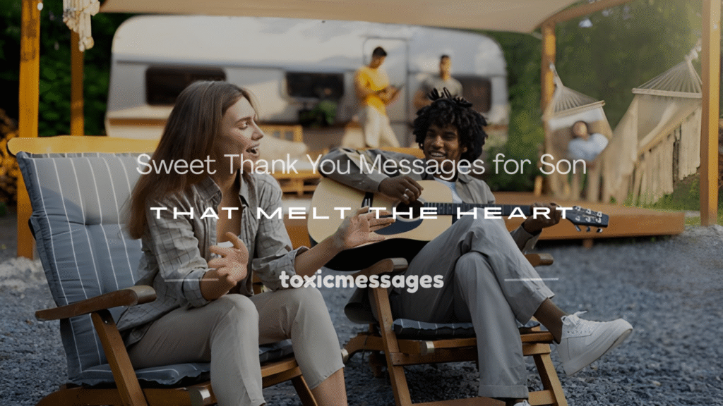 thank you messages for son from mother