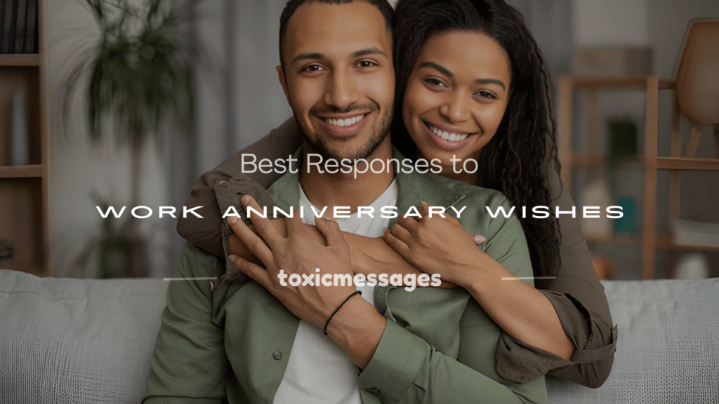 response to work anniversary wishes