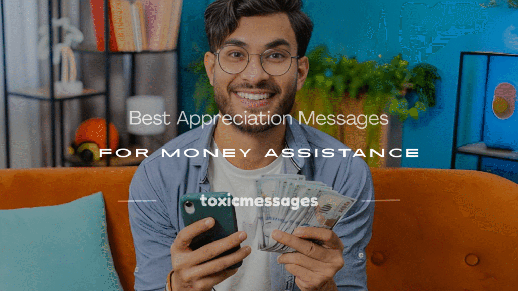 appreciation messages for money