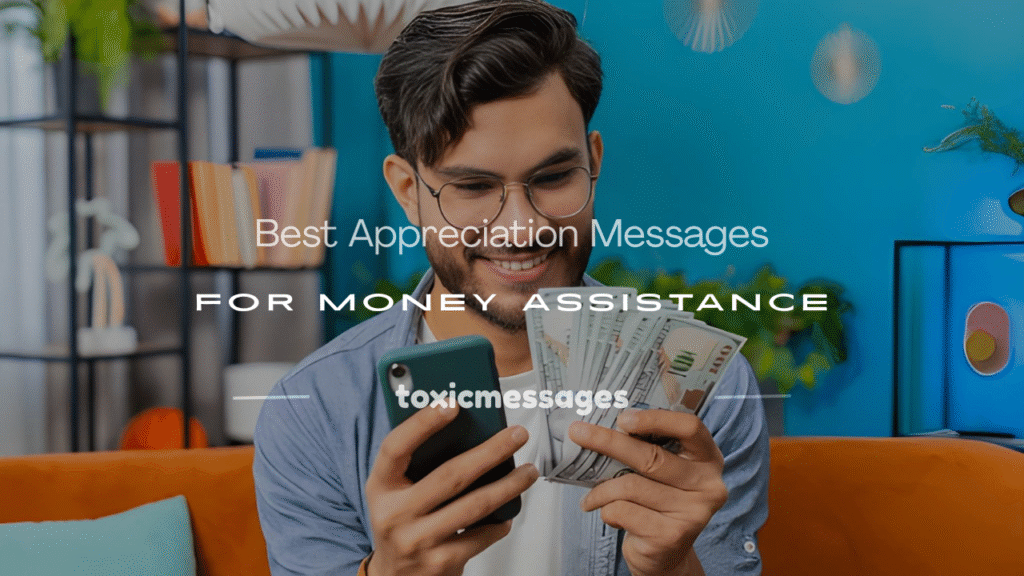appreciation messages for money