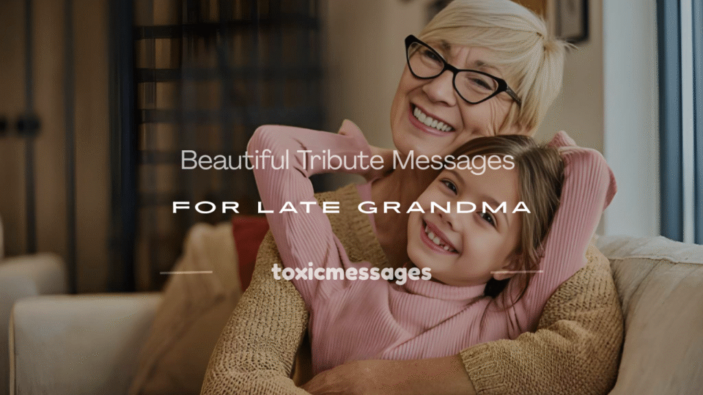 grandma passed away message