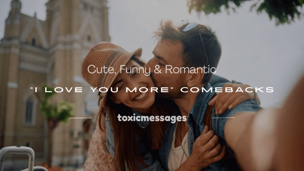 i love you more comebacks