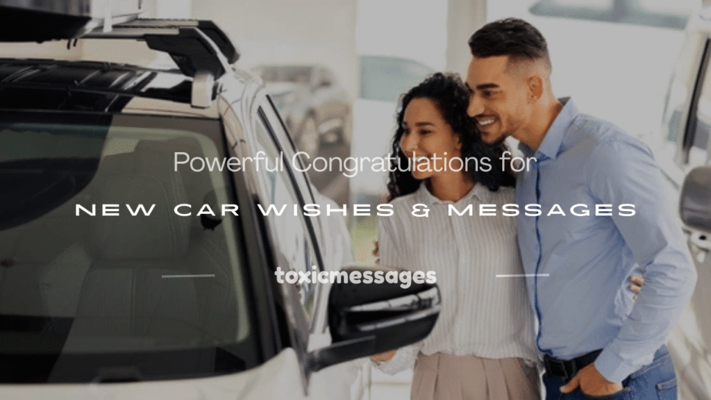 congratulations for new car wishes