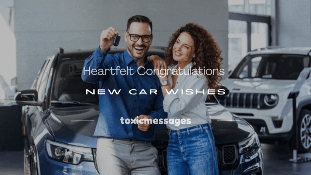 congratulations new car wishes
