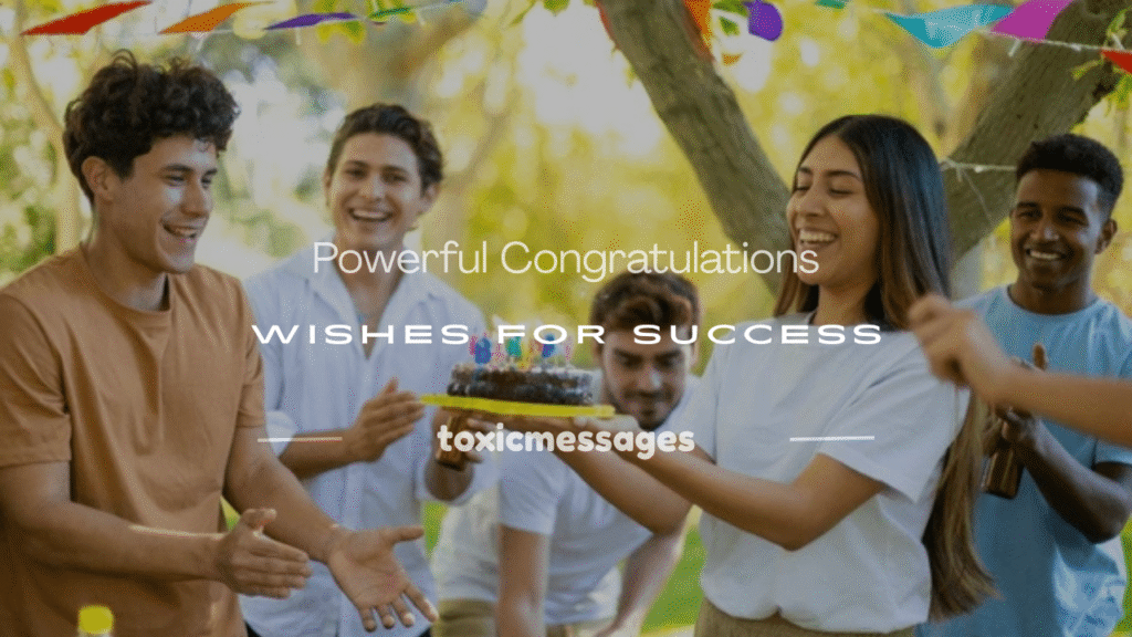 congratulations wishes for success