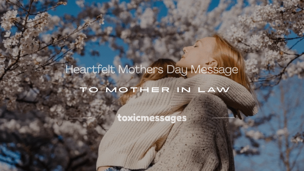 mothers day message to mother in law