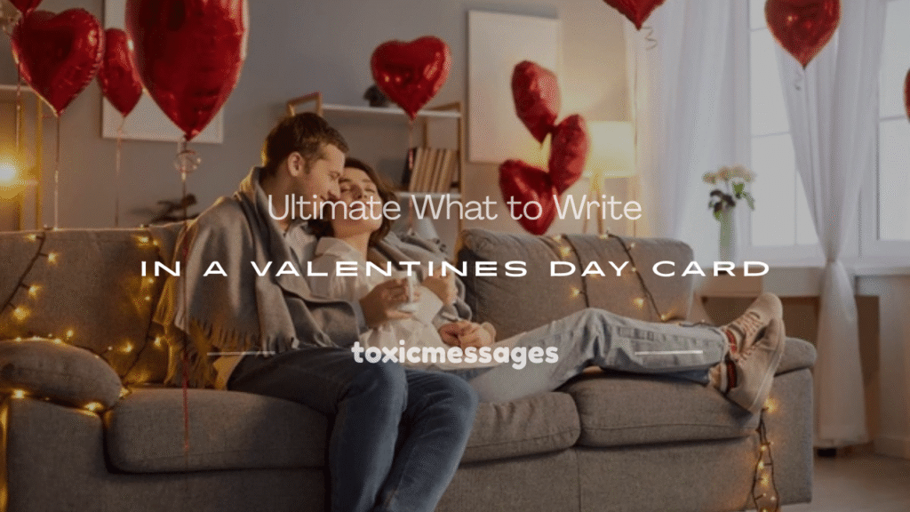 what to write in a valentines day card