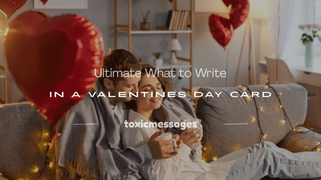 what to write in a valentines day card